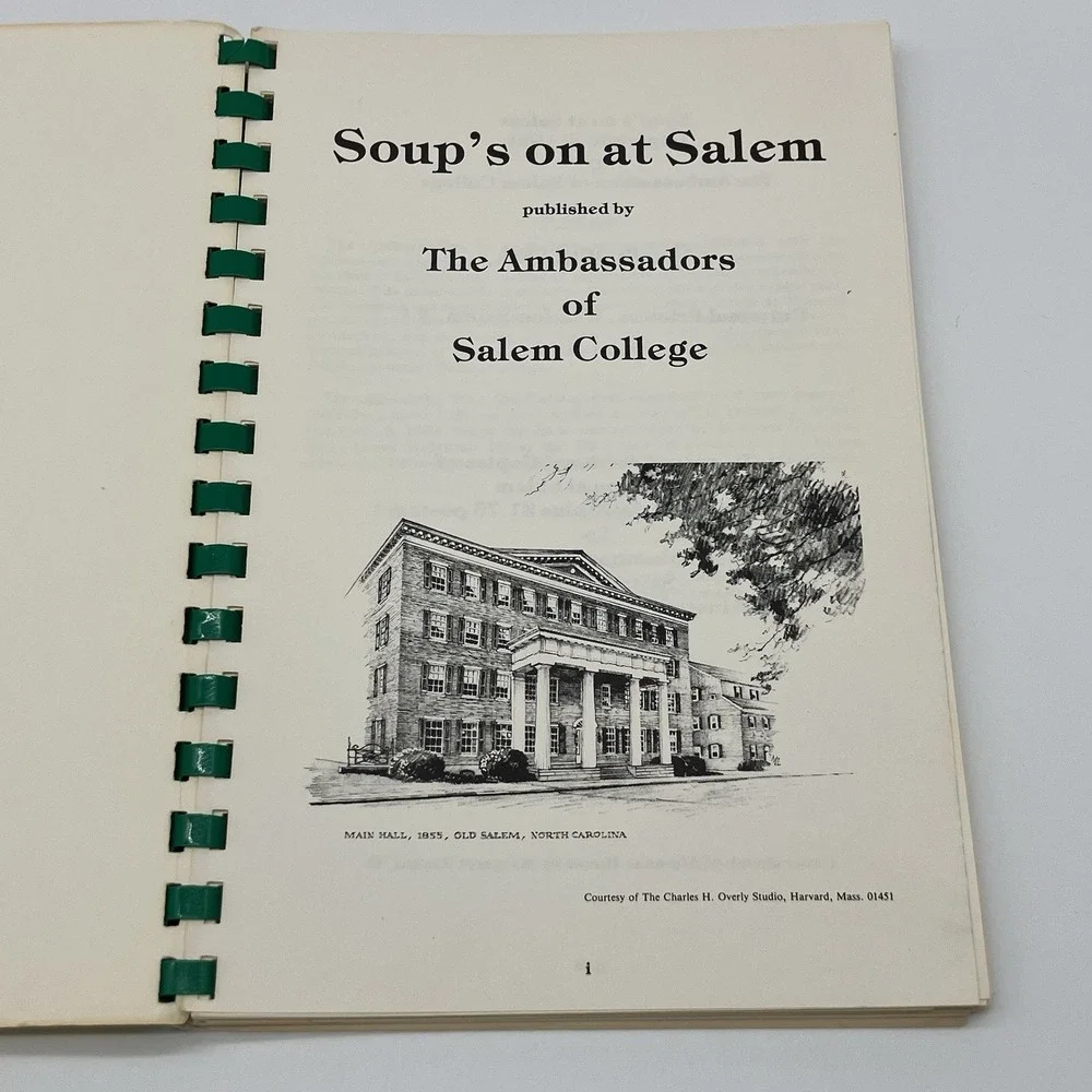 Vtg Hasty Elementary School PTA Cookbook Southern N.C. Recipes Spiral‎ Bound
